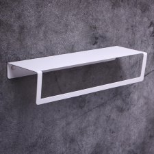 Вешалка держатель для полотенец в ванную комнату 30x9x6 белый