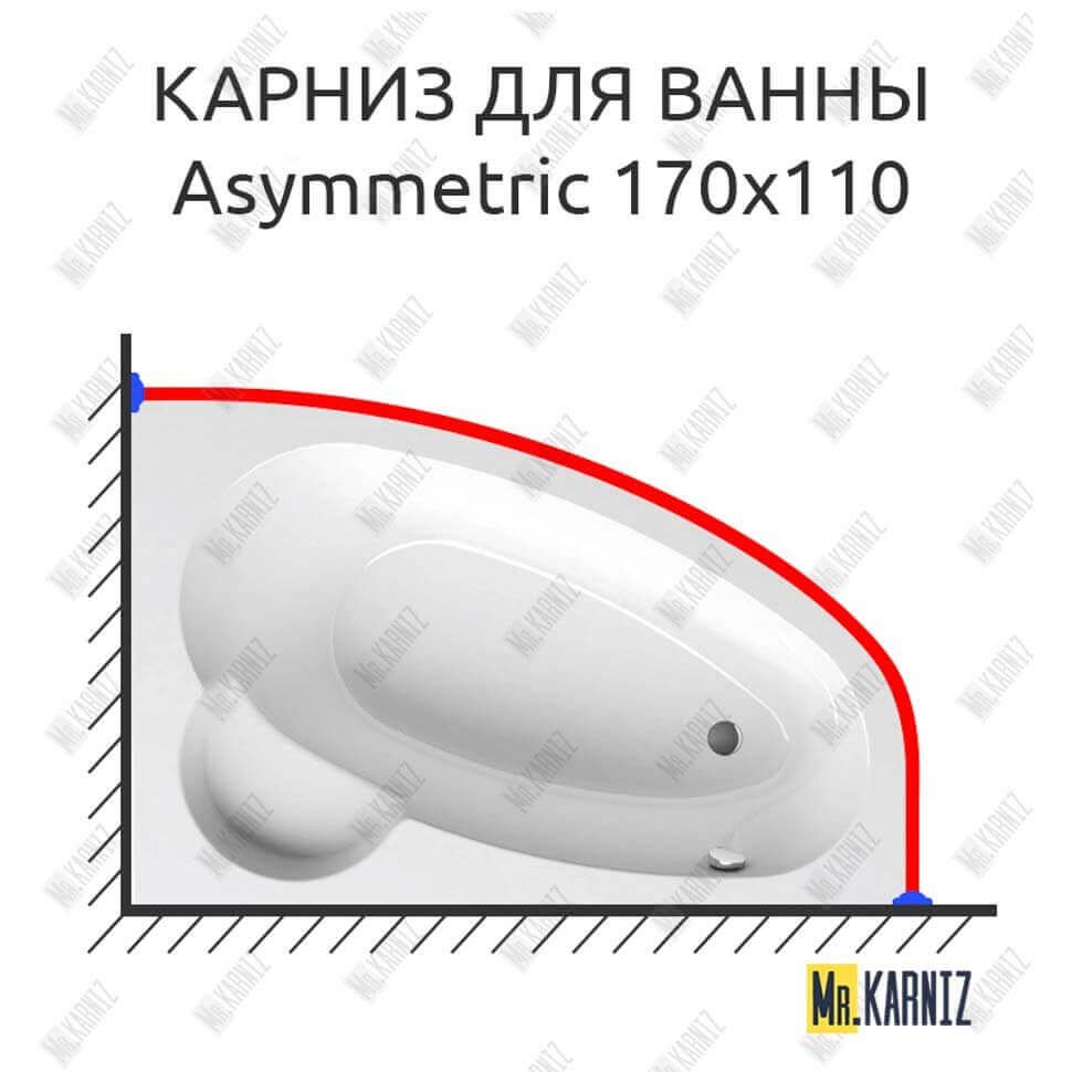 Карниз для ванны Ravak Asymmetric 170х110 Усиленный 20 мм MrKARNIZ Карниз для ванны Ravak Asymmetric 170х110 Усиленный 20 мм MrKARNIZ