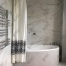 Карниз для ванной Угловой Асимметричный Дуга 160х95 (Усиленный 25 мм) MrKARNIZ фото 19