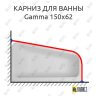 Карниз для ванны Balteco Gamma Угловой 150х62 (Усиленный 25 мм) MrKARNIZ фото 1